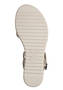 Tamaris Damen Sandalette 1-28118-44-483 Frauen Schuhe Keilabsatz Beige Snake