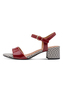 Tamaris Damen Sandalette 1-28249-42-590 Frauen Schuhe Vegan Rot