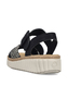 Rieker Damen Keilsandaletten Sandalen Ultraleicht 69260-00 Black 