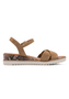 Tamaris Sandalette Damen 1-28116-44-400 Frauen Schuhe Keilabsatz Beige 