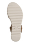 Tamaris Sandalette Damen 1-28116-44-400 Frauen Schuhe Keilabsatz Beige 