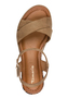 Tamaris Sandalette Damen 1-28116-44-400 Frauen Schuhe Keilabsatz Beige 