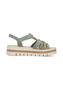 Rieker Damen Keilsandaletten Sandalen Ultraleicht V4949-52 Green