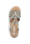 Rieker Damen Keilsandaletten Sandalen Ultraleicht V4949-52 Green