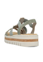 Rieker Damen Keilsandaletten Sandalen Ultraleicht V4949-52 Green