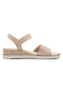 Tamaris Damen Sandalette 1-28118-44-251 Frauen Schuhe Keilabsatz Beige