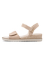 Tamaris Damen Sandalette 1-28118-44-251 Frauen Schuhe Keilabsatz Beige