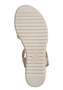 Tamaris Damen Sandalette 1-28118-44-251 Frauen Schuhe Keilabsatz Beige