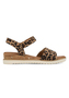 Tamaris Damen Sandalette 1-28118-44-360 Frauen Schuhe Keilabsatz Leopard