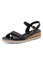 Tamaris Sandalette 1-28106-42-001 Damen Frauen Schuhe Vegan Schwarz