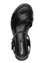 Tamaris Sandalette 1-28106-42-001 Damen Frauen Schuhe Vegan Schwarz
