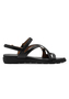 Tamaris Damen Leder Sandalette 1-28231-46-001 Frauen Schuhe Schwarz
