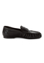 Tamaris Damen Leder Moccassin 1-24205-46-003 Frauen Schuhe Slipper Schwarz