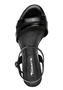 Tamaris Damen Sandalette 1-28314-46-001 Frauen Schuhe elegant Stilettoabsatz Schwarz