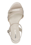 Tamaris Damen Sandalette 1-28314-46-400 Frauen Schuhe elegant Stilettoabsatz Beige