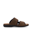 Rieker Herren Pantoletten Rauleder Komfort 25559-25 Braun