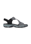 Rieker Damen Trekkingsandalen Sandalen 68871-00 Frauen Schuhe Sandale Black
