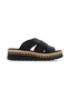 Rieker Damen Pantoletten V7989-00 Keilabsatz Slipper Black