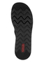 Rieker Damen Pantoletten V7989-00 Keilabsatz Slipper Black