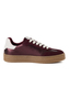 Tamaris Damen Leder Sneaker 1-23723-44-594 Low Top Frauen Schuh Dunkelrot