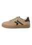 Tamaris Damen Leder Sneaker 1-23723-44-3Y5 Low Top Frauen Schuh Braun/Dunkelgr�n