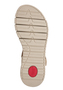 Tamaris Comfort Damen Leder Sandale WIDE FIT 8-88720-44-909 Frauen Gold