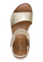 Tamaris Comfort Damen Leder Sandale WIDE FIT 8-88720-44-909 Frauen Gold