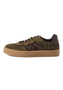 Tamaris Damen Leder Sneaker 1-23723-44-792 Low Top Frauen Schuh Olive Leopard