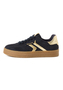 Tamaris Damen Leder Sneaker 1-23723-44-890 Low Top Frauen Schuh Dunkelblau