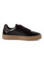 Tamaris Damen Leder Sneaker 1-23723-44-332 Low Top Frauen Schuh Dunkelbraun