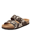 Tamaris Leder Pantolette 1-27543-42-102 Damen Frauen Schuhe Kuhmuster