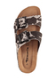 Tamaris Leder Pantolette 1-27543-42-102 Damen Frauen Schuhe Kuhmuster
