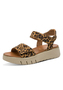 Tamaris Comfort Damen Leder Sandale WIDE FIT 8-88720-44-903 Frauen Leopard