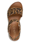 Tamaris Comfort Damen Leder Sandale WIDE FIT 8-88720-44-903 Frauen Leopard