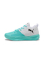 Puma Unisex Court Pro 3 Mid Basketballschuhe 313830-04 White/Black/Elektro Aqua