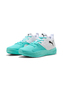 Puma Unisex Court Pro 3 Mid Basketballschuhe 313830-04 White/Black/Elektro Aqua