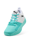 Puma Unisex Court Pro 3 Mid Basketballschuhe 313830-04 White/Black/Elektro Aqua