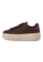 Tamaris Damen Leder Sneaker 1-23702-45-304 Frauen Low Top Schuhe Braun