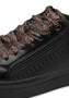 Tamaris Low Top Sneaker 1-23313-41-090 Damen Frauen Schuhe Vegan Schwarz/Leopard