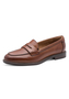 Tamaris Damen Leder Slipper 1-24660-45-348 Frauen Loafer Schuhe Braun
