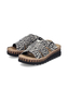 Rieker Damen Pantoletten  Keilabsatz Slipper V7989-91 Multi