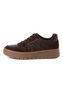 Tamaris Damen Sneaker 1-23717-45-303 Low Top Frauen Schuhe Leder Dunkelbraun