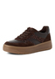 Tamaris Damen Sneaker 1-23717-45-303 Low Top Frauen Schuhe Leder Dunkelbraun