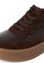 Tamaris Damen Sneaker 1-23717-45-303 Low Top Frauen Schuhe Leder Dunkelbraun