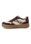 Tamaris Damen Sneaker 1-23717-45-369 Low Top Frauen Schuhe Leder Braun/Loepard