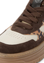 Tamaris Damen Sneaker 1-23717-45-369 Low Top Frauen Schuhe Leder Braun/Loepard
