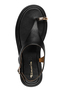 Tamaris Damen Leder Sandalette 1-28142-46-003 Frauen Schuhe Sommer schwarz