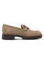 Tamaris Damen Leder Slipper 1-24722-43-3A1 Frauen Loafer Schuhe Beige