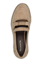 Tamaris Damen Leder Slipper 1-24722-43-3A1 Frauen Loafer Schuhe Beige