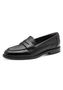 Tamaris Damen Leder Slipper 1-24660-45-003 Frauen Loafer Schuhe Schwarz